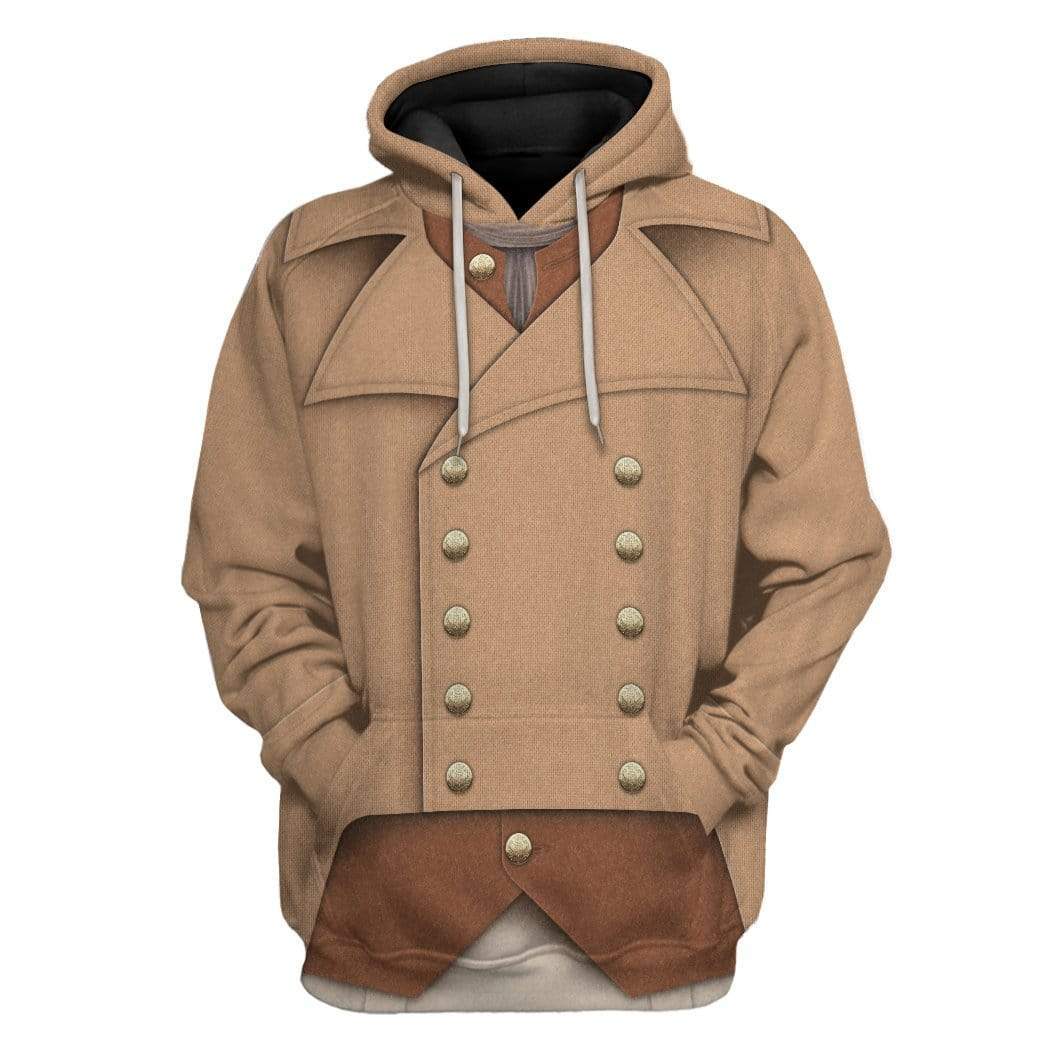  Historical Hoodie The Colonial Militia 1776 Uniform Costume 3d Hoodie Adult Full Print