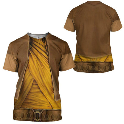 DN T-shirt Raya And The Last Dragon Shirt Raya Princess Suit Costume Yellow Hoodie DN Hoodie