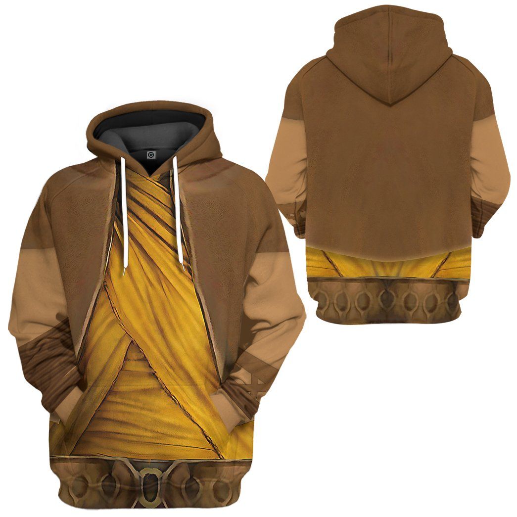 DN T-shirt Raya And The Last Dragon Shirt Raya Princess Suit Costume Yellow Hoodie DN Hoodie