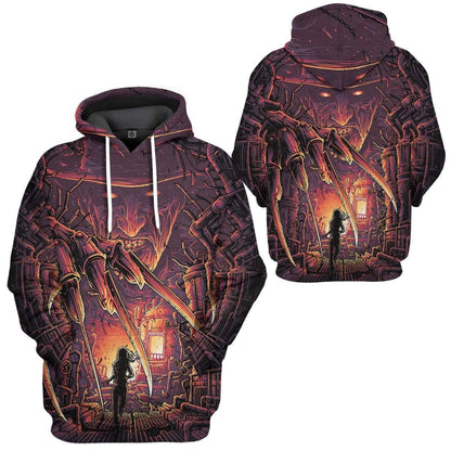 Halloween Hoodie Horror Hoodie Freddy Krueger Nightmare Hoodie