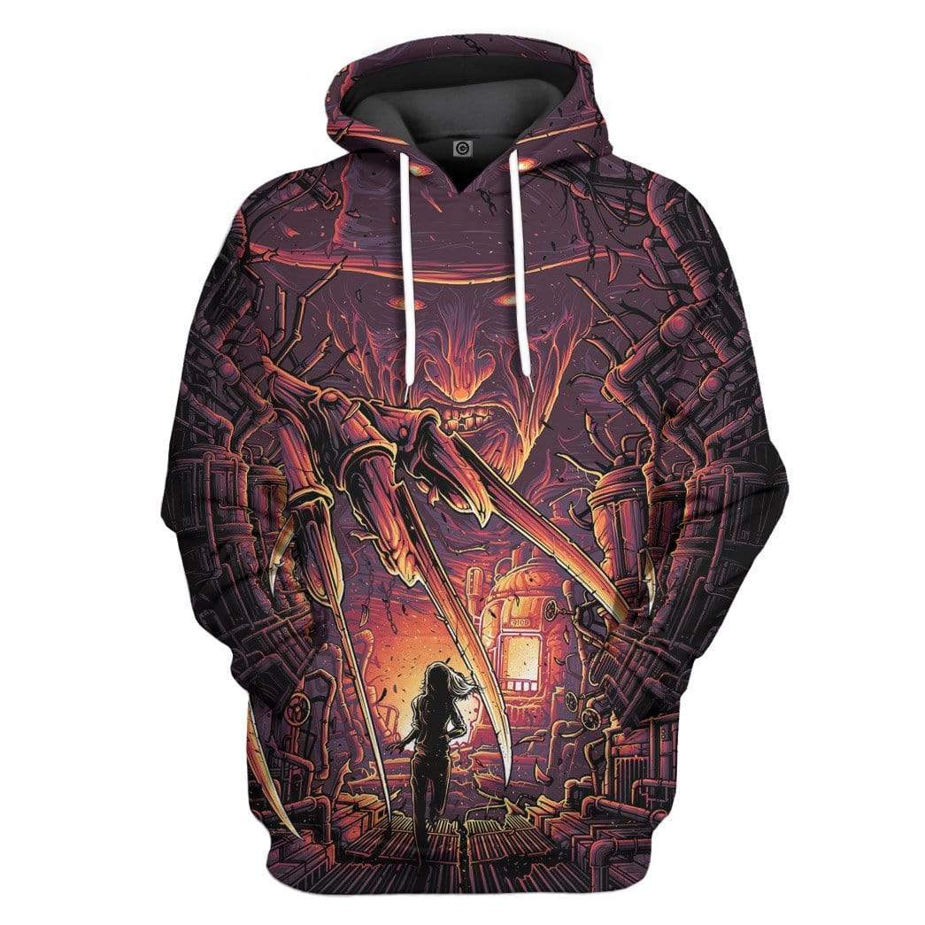 Halloween Hoodie Horror Hoodie Freddy Krueger Nightmare Hoodie