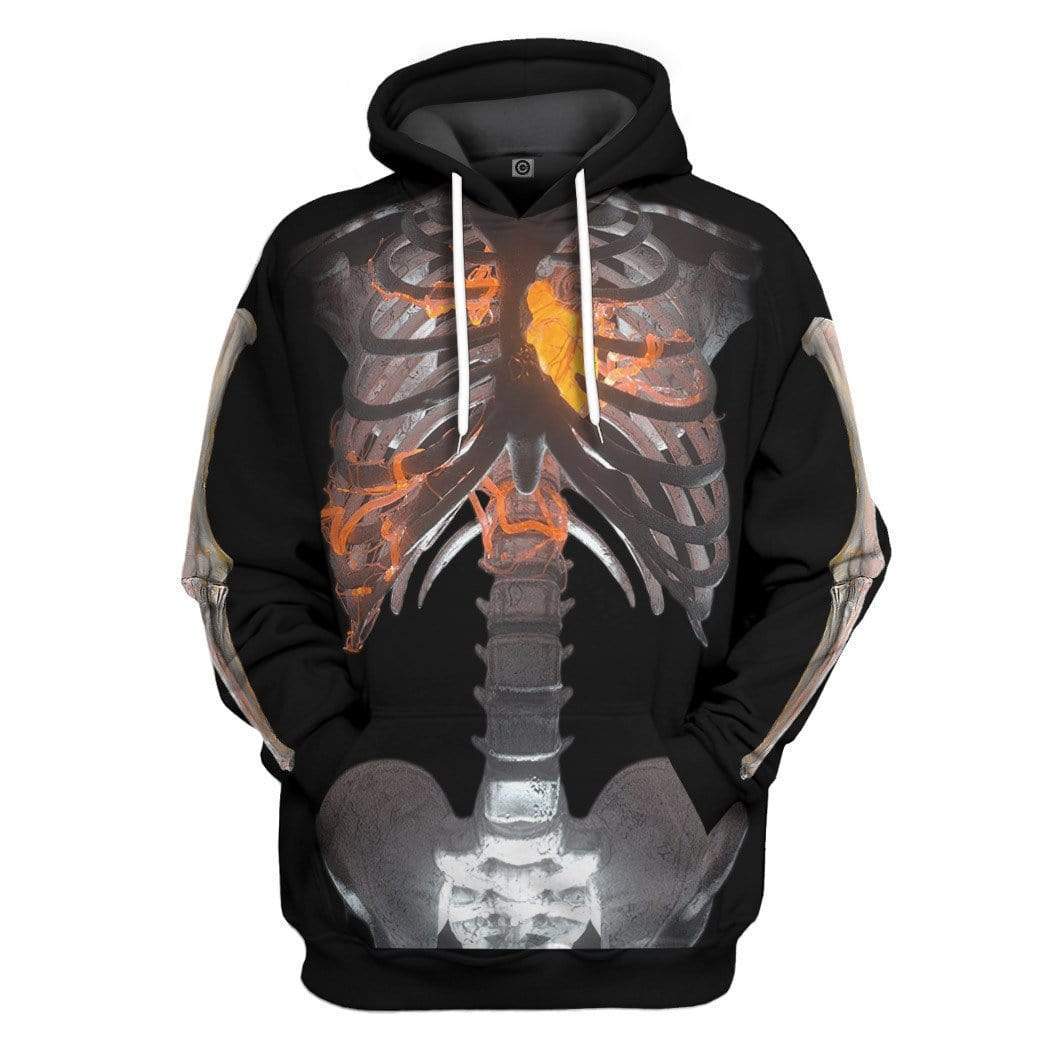  Halloween Hoodie Halloween Skeleton Costume 3d Black Hoodie Halloween Costume Adult Full Print Full Size