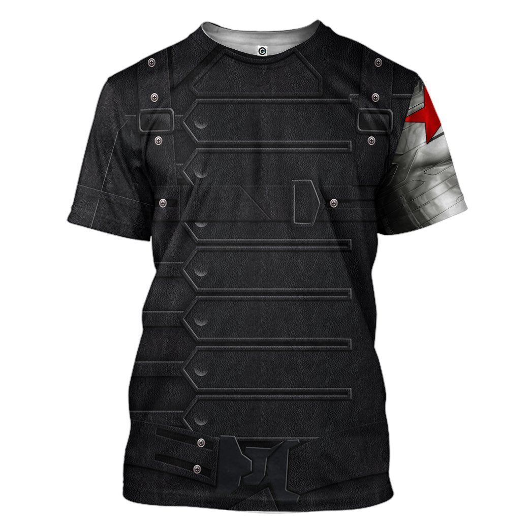 MV Shirt MV Winter Soldier Bucky Barnes Costume 3d Hoodie MV Hoodie