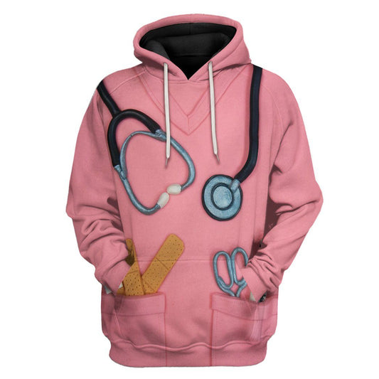 Unifinz Nurse Hoodie Nurse Uniform Custom T-shirt Nurse Shirt Cool High Quality Nurse Apparel 2022