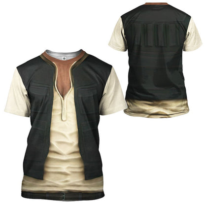  SW T-shirt SW Han Solo Costume 3d T-shirt SW Hoodie Adult Full Print Full Size