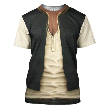  SW T-shirt SW Han Solo Costume 3d T-shirt SW Hoodie Adult Full Print Full Size