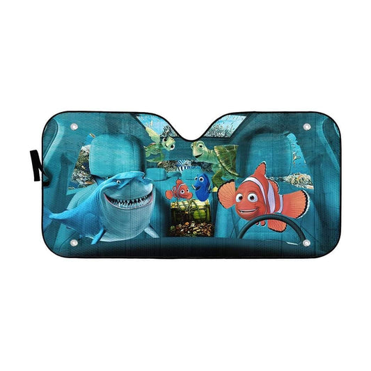 DN Car Sun Shade Finding Nemo Characters Windshield Sun Shade