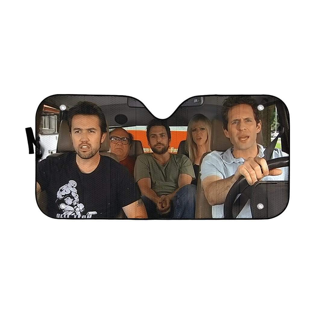  It's Always Sunny in Philadelphia Car Sun Shade Mac Charlie Kelly Auto Sun Shade