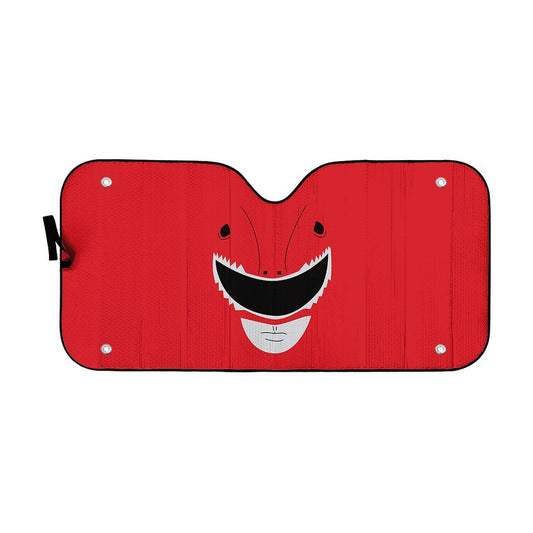 Power Ranger Car Sun Shade Mighty Morphin Power Ranger Red Ranger Windshield Sun Shade