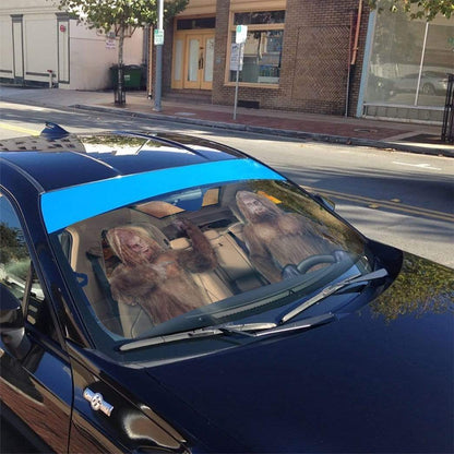  Bigfoot Car Sun Shade Sasquatch 3D Auto Sun Shade