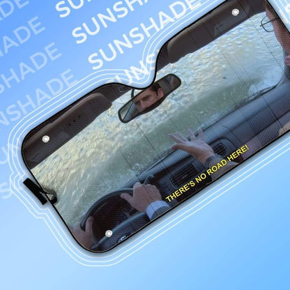  The Office Car Sun Shade Micheal Drives Into Lake There's No Road Here Windshield Sun Shade