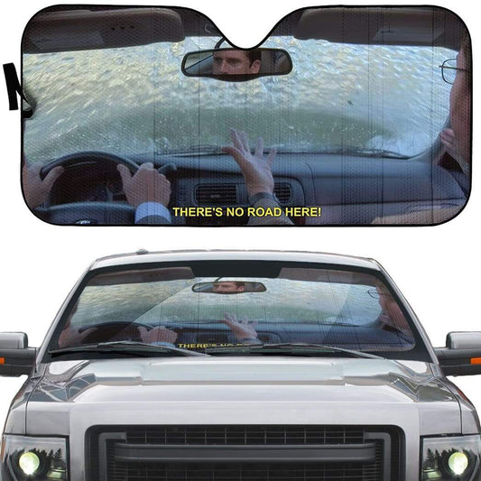  The Office Car Sun Shade Micheal Drives Into Lake There's No Road Here Windshield Sun Shade