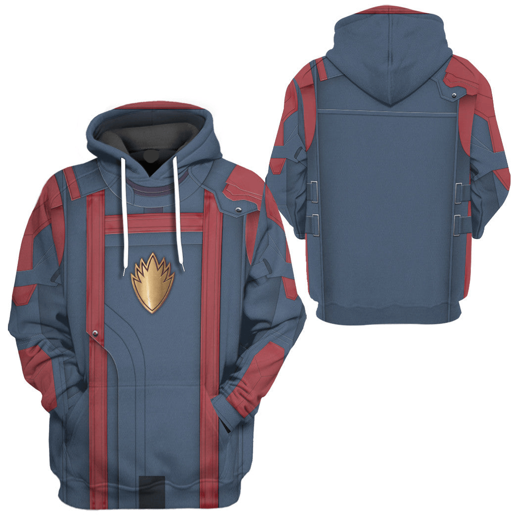 Guardian Of The Galaxy Hoodie Guardian Of The Galaxy Team Uniform Hoodie Blue Unisex