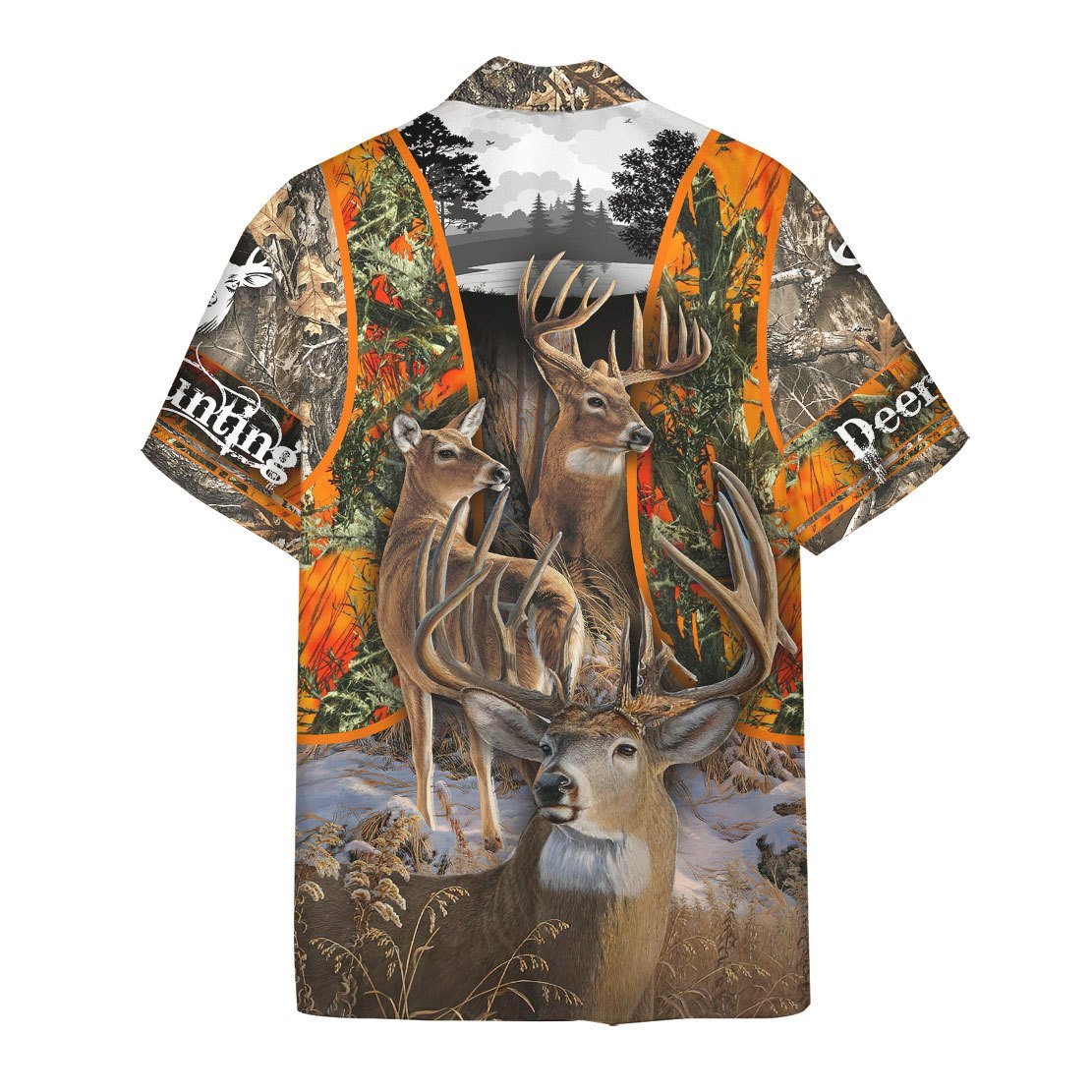 Unifinz Hunting Shirt Deer Hunting Forest Hawaiian Shirt Hunting Aloha Shirt 2023