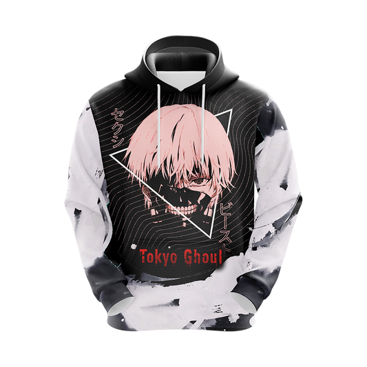  Tokyo Ghoul Hoodie Kaneki Ken Tokyo Ghoul Cool Black White Hoodie Anime Hoodie Adult Unisex