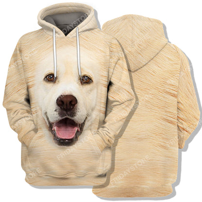 Unifinz Dog Hoodie Labrador Retriever Hoodie Labrador Retriever Dog Graphic Yellow Shirt Dog Shirt Sweater Tank Apparel 2022