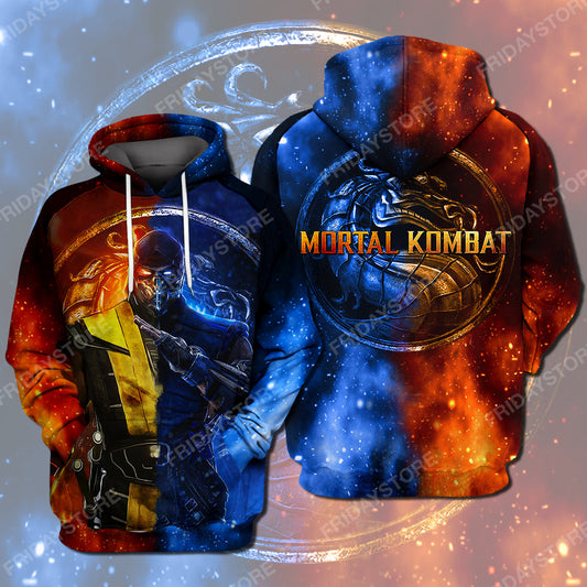 Unifinz Mortal Combat Hoodie Scorpion Motarl Game T-shirt Cool Amazing Mortal Combat Shirt Sweater Tank 2022