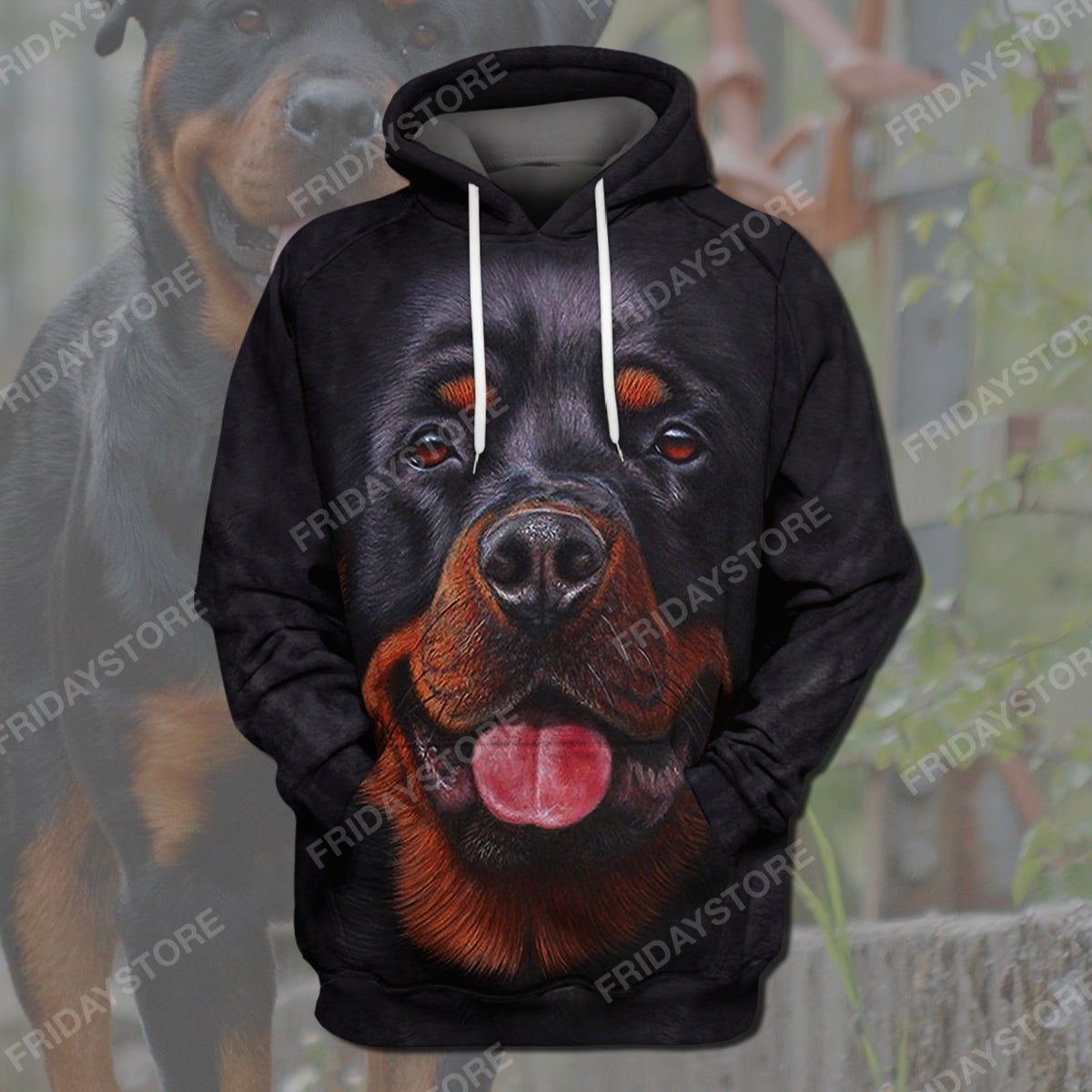 Unifinz Dog Hoodie Rottweiler Hoodie Rottweiler Dog Graphic T Shirt Awesome Dog Shirt Sweater Tank Apparel For Dog Lovers 2022