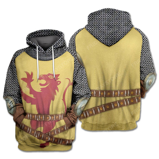 Historical T-Shirt Historical Robert The Bruce Suit 3d Costume Hoodie Historical Hoodie