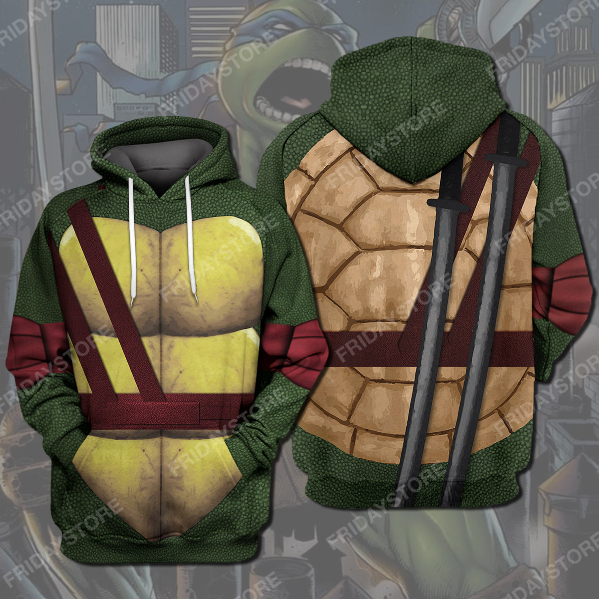 Unifinz TMNT Hoodie Leo Ninja Turtles Costume T-shirt TMNT Shirt Sweater Tank Cool TMNT Cosplay Costume Apparel 2022