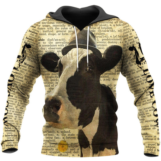 Farmer Shirt Farmer Vintage Cow Hoodie Farmer Hoodie