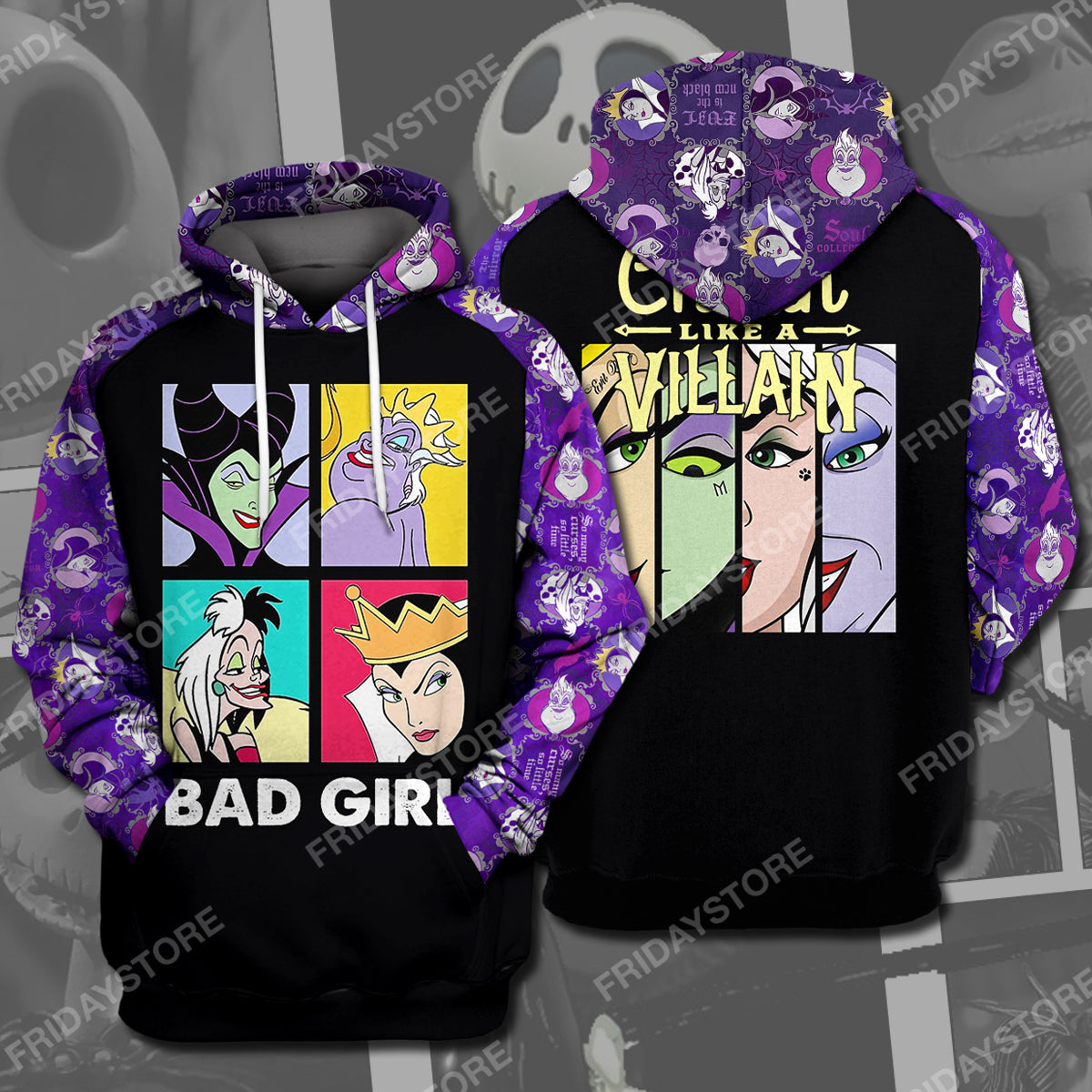 Unifinz DN T-shirt Chillin Like A Villain Bad Girl T-shirt Amazing High Quality DN Villain Hoodie Sweater Tank 2022