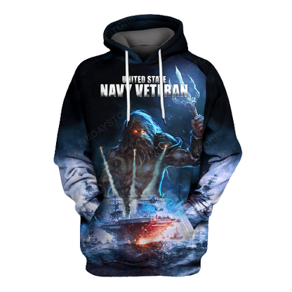 Unifinz Veteran Hoodie Navy Veteran T-shirt Navy Veteran Hoodie Cool Military Sweater Tank 2027