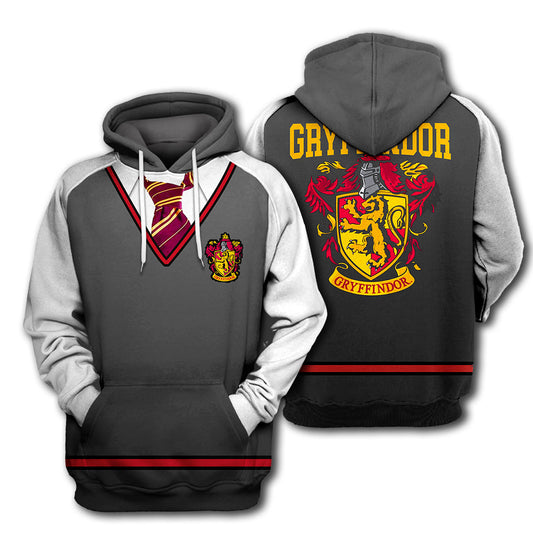 Unifinz HP T-shirt Gryffindor Cosplay 3D Print T-shirt Awesome HP Gryffindor Hoodie Sweater Tank 2022