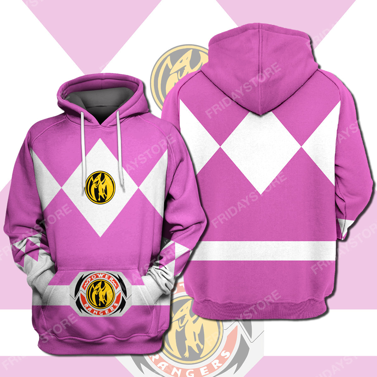 Unifinz Power Ranger T-shirt Pink Power Ranger Costume T-shirt Awesome Power Ranger Hoodie Sweater Tank 2022
