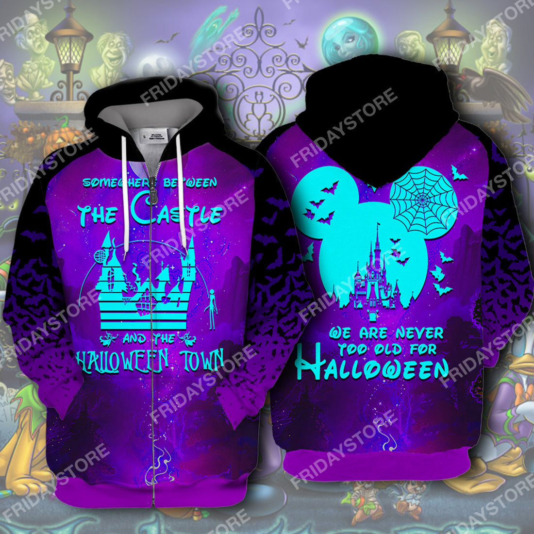 Unifinz DN T-shirt Somewhere Between The Castle And The Halloween Town T-shirt High Quality DN Halloween Hoodie Sweater Tank 2023