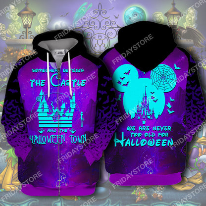 Unifinz DN T-shirt Somewhere Between The Castle And The Halloween Town T-shirt High Quality DN Halloween Hoodie Sweater Tank 2023