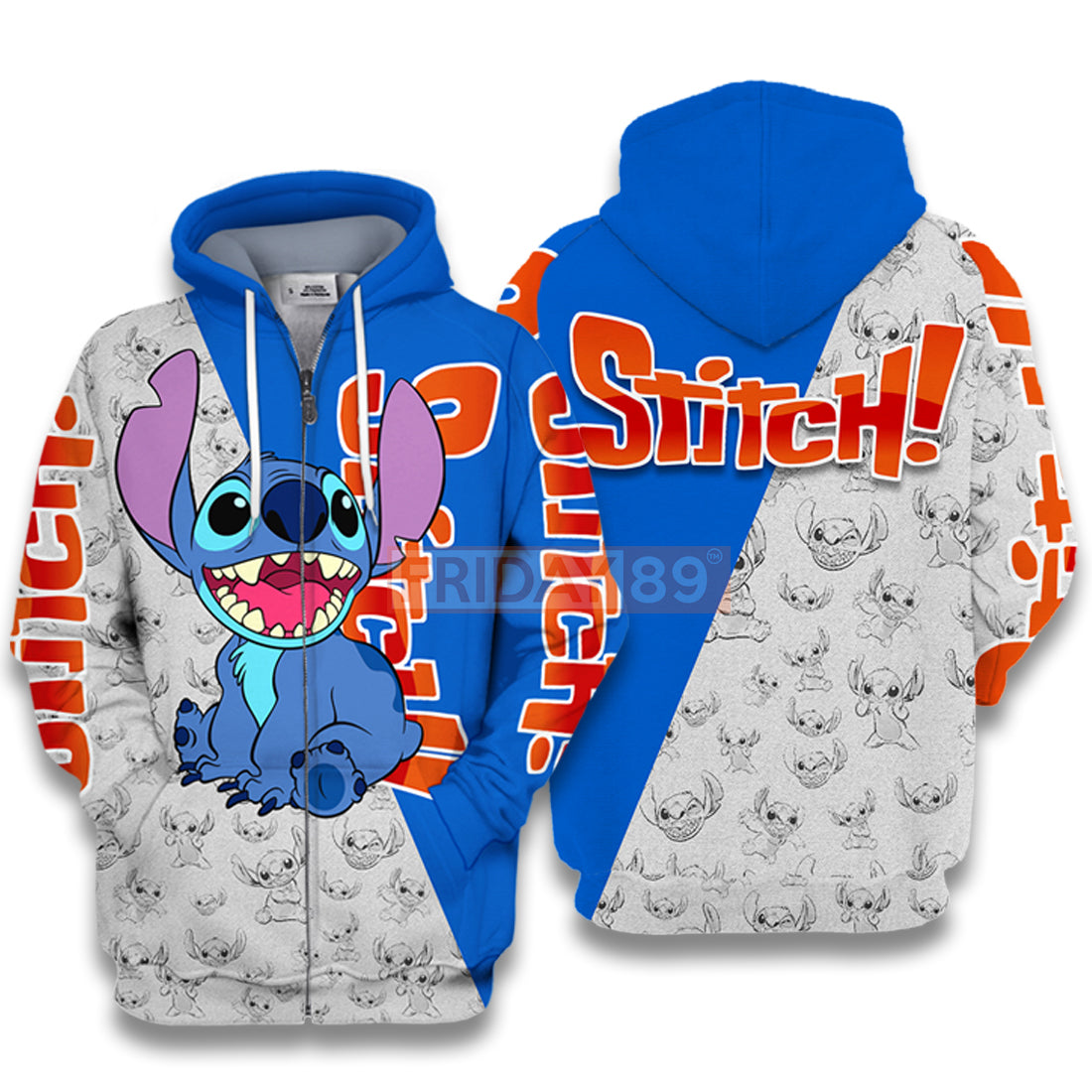 Unifinz Stitch DN T-shirt Smiley Face Experiment 626 Lilo & Stitch 3D Print T-shirt Cute Stitch DN Hoodie Sweater Tank 2023