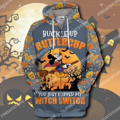Unifinz DN T-shirt Buckle Up Buttercup You Just Flipped My Witch Switch T-shirt High Quality DN MK Mouse Hoodie Sweater Tank 2023