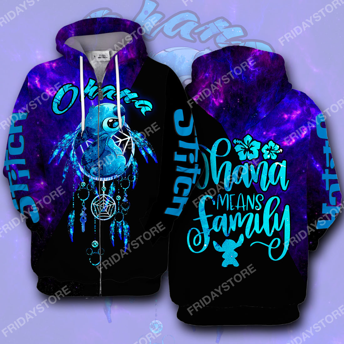 Unifinz LAS T-shirt Ohana Means Family Dreamcatcher T-shirt Amazing DN Stitch Hoodie Sweater Tank 2023