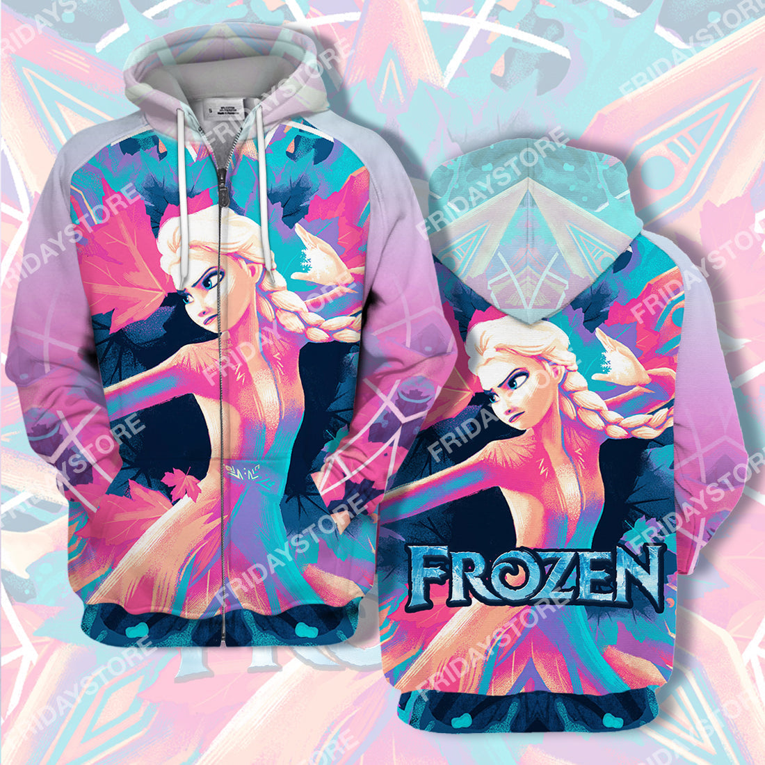Unifinz DN T-shirt Elsa And The Four Elemental Spirits T-shirt Awesome DN Frozen Hoodie Sweater Tank Elsa Hoodie Apparel 2023