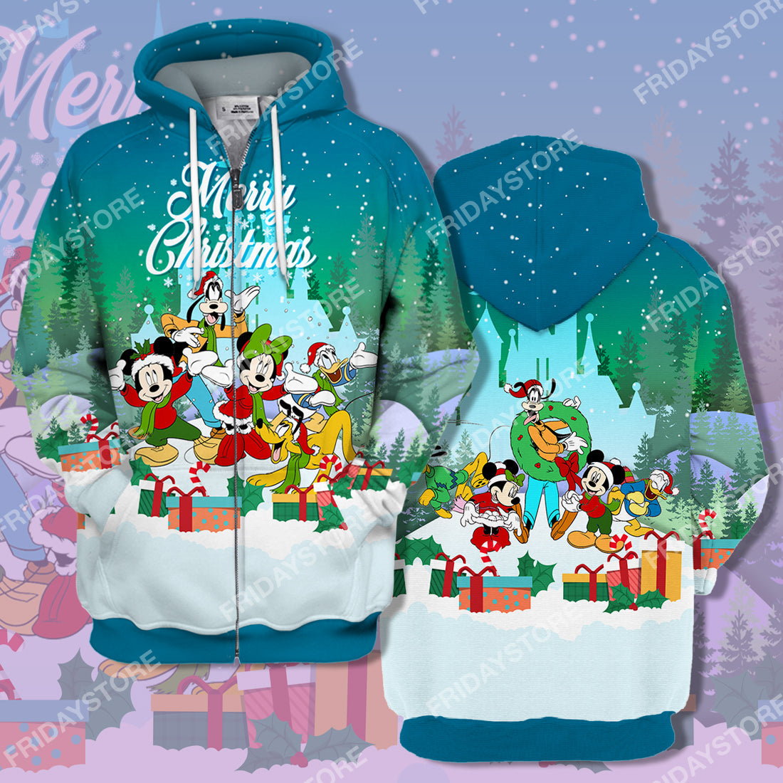 Unifinz DN T-shirt Play Together Merry Christmas T-shirt Cute Amazing DN MK Mouse Hoodie Adult Full Print 2023