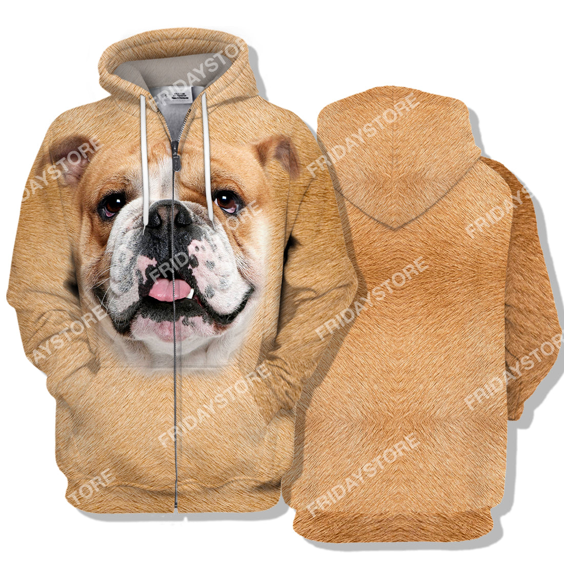 Unifinz Dog Hoodie Bulldog Hoodie Bulldog Dog Graphic Golden Brown T Shirt Awesome Dog Shirt Sweater Tank Gift For Dog Lover 2023