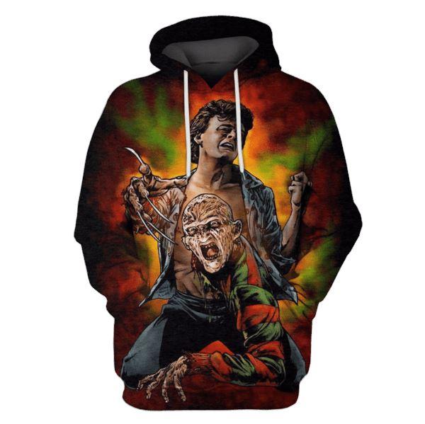 Halloween Shirt Horror Shirt Freddy Krueger Inside Horror Killer Hoodie Halloween Hoodie