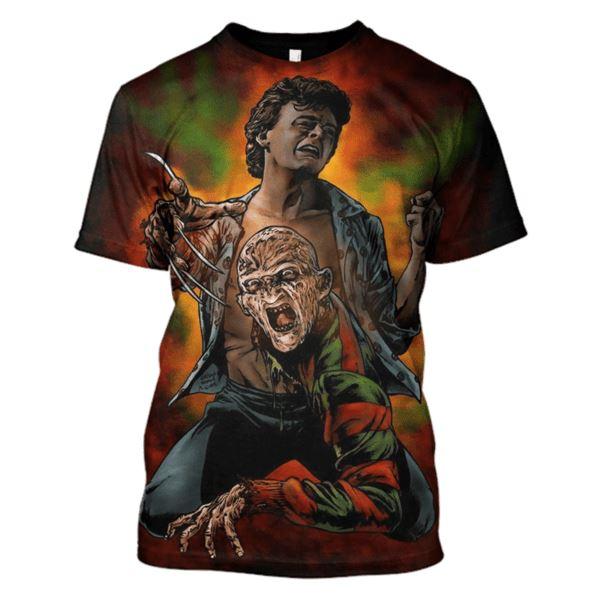 Halloween Shirt Horror Shirt Freddy Krueger Inside Horror Killer Hoodie Halloween Hoodie