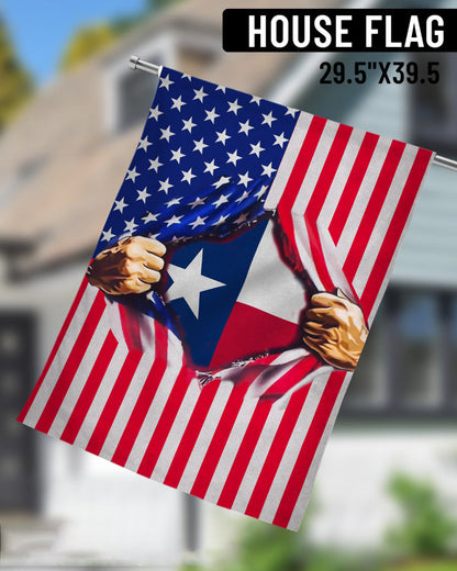 Unifinz 4th Of Juy Flags Texas Flag Inside American Flag 4th Of July House Flag Gift For 4th Of July 2022