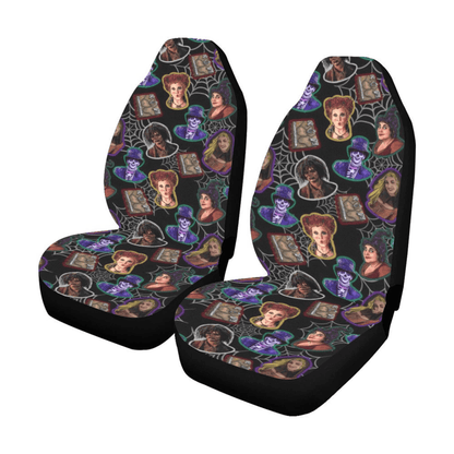 Hocus Pocus Car Seat Covers Hocus Pocus Characters Pattern Seat Covers