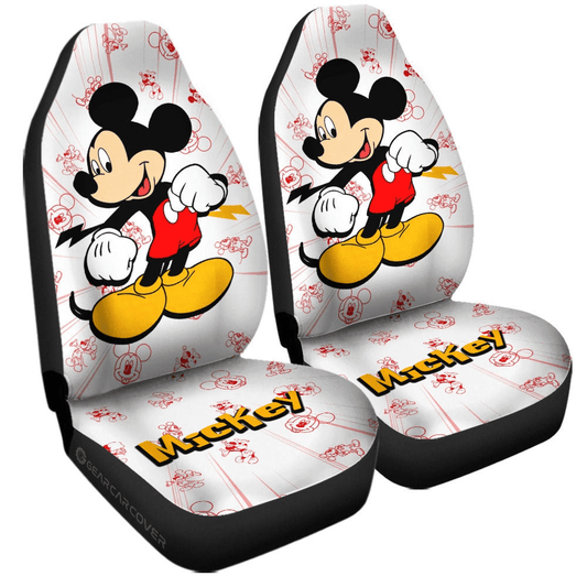 DN MM Car Seat Covers MM Cartton Art Pattern Seat Covers