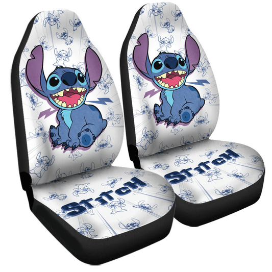 Stitch Car Seat Covers Stitch Cute Pattern Seat Covers