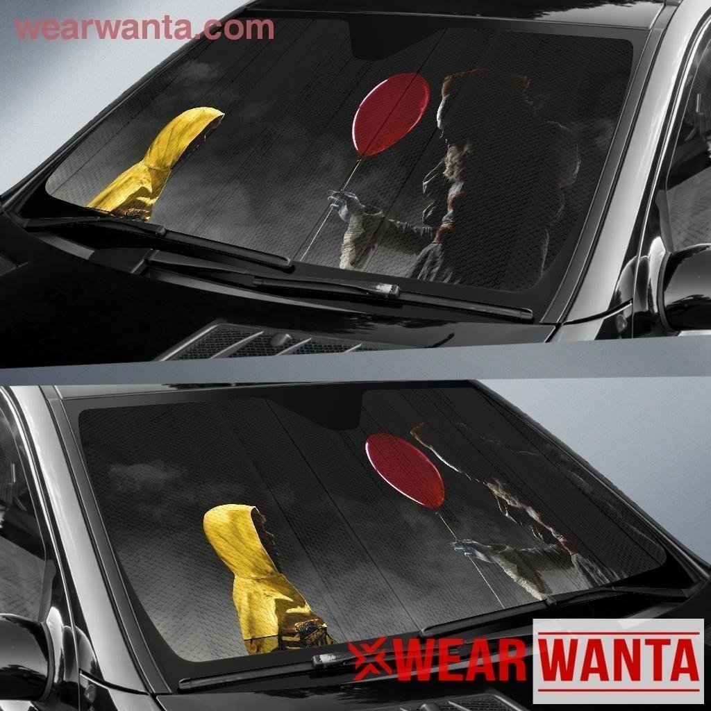  Horror Car Sun Shade IT Bait The Kid Windshield Sun Shade