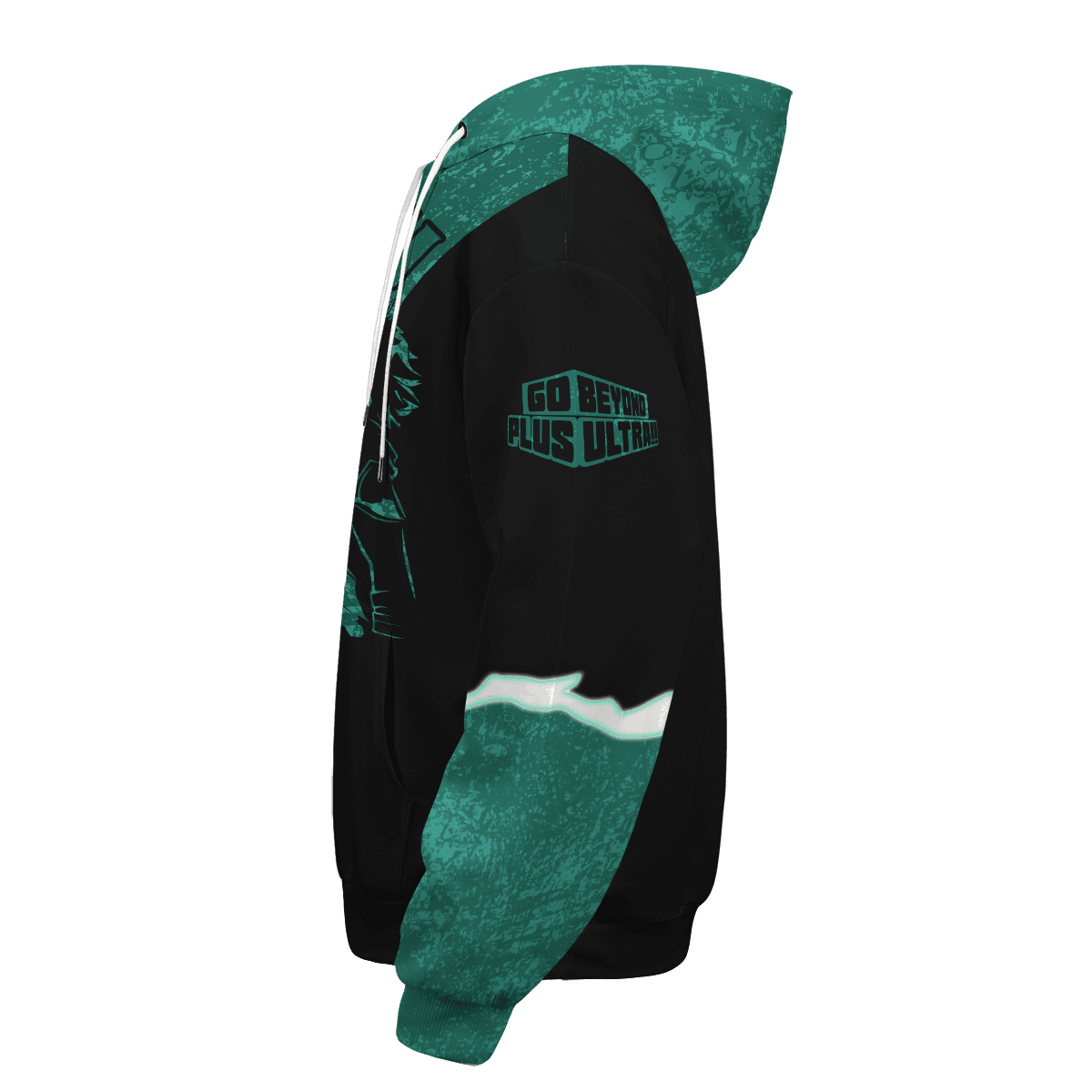  My Hero Academia Hoodie Boku No Hero Academia Apparel Izuku Midoriya Green Black Hoodie Adult Full Print