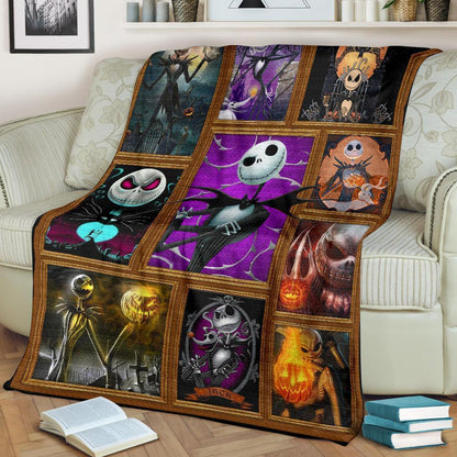  Nightmare Before Christmas Blanket Jack Skellington The Pumpkin King Blanket