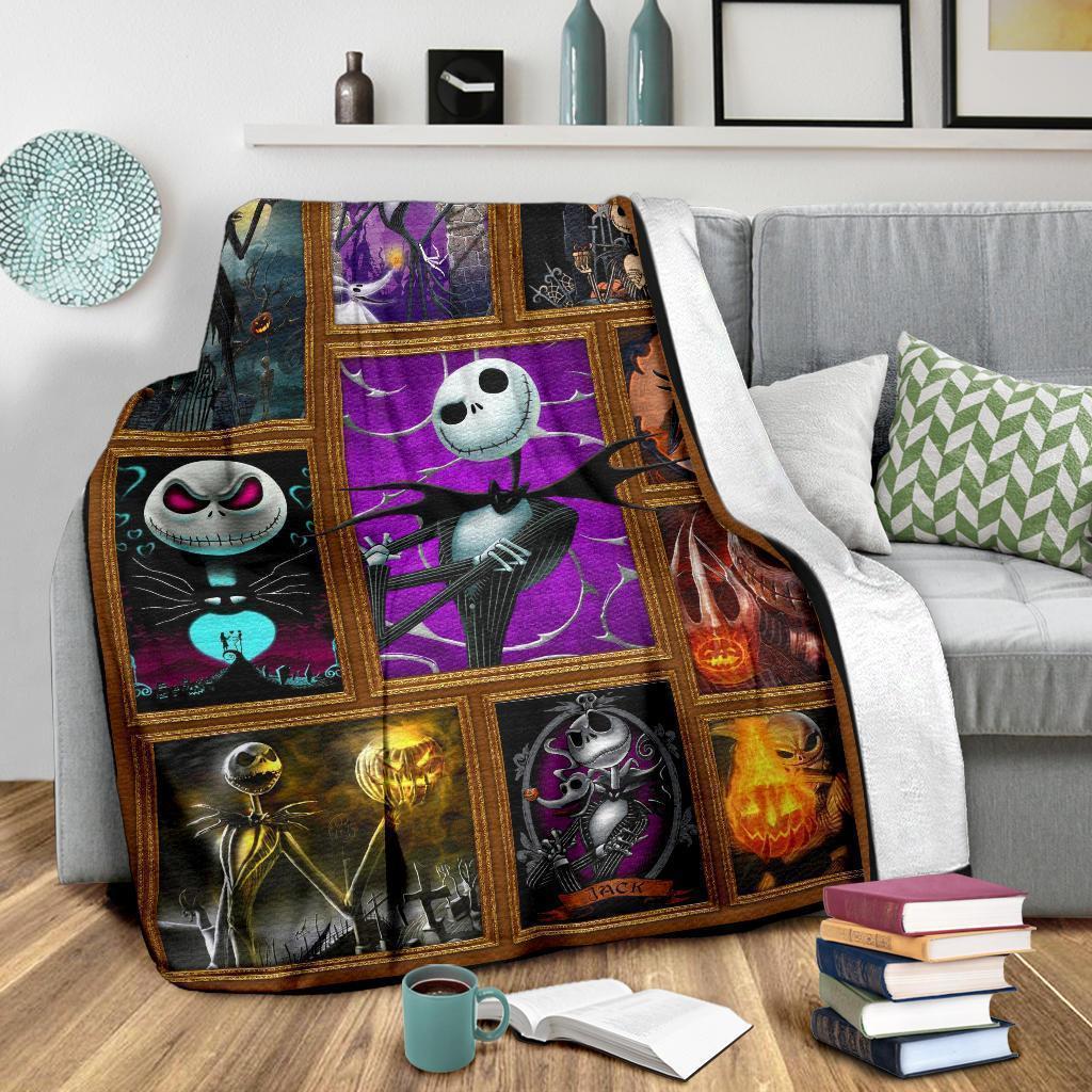  Nightmare Before Christmas Blanket Jack Skellington The Pumpkin King Blanket