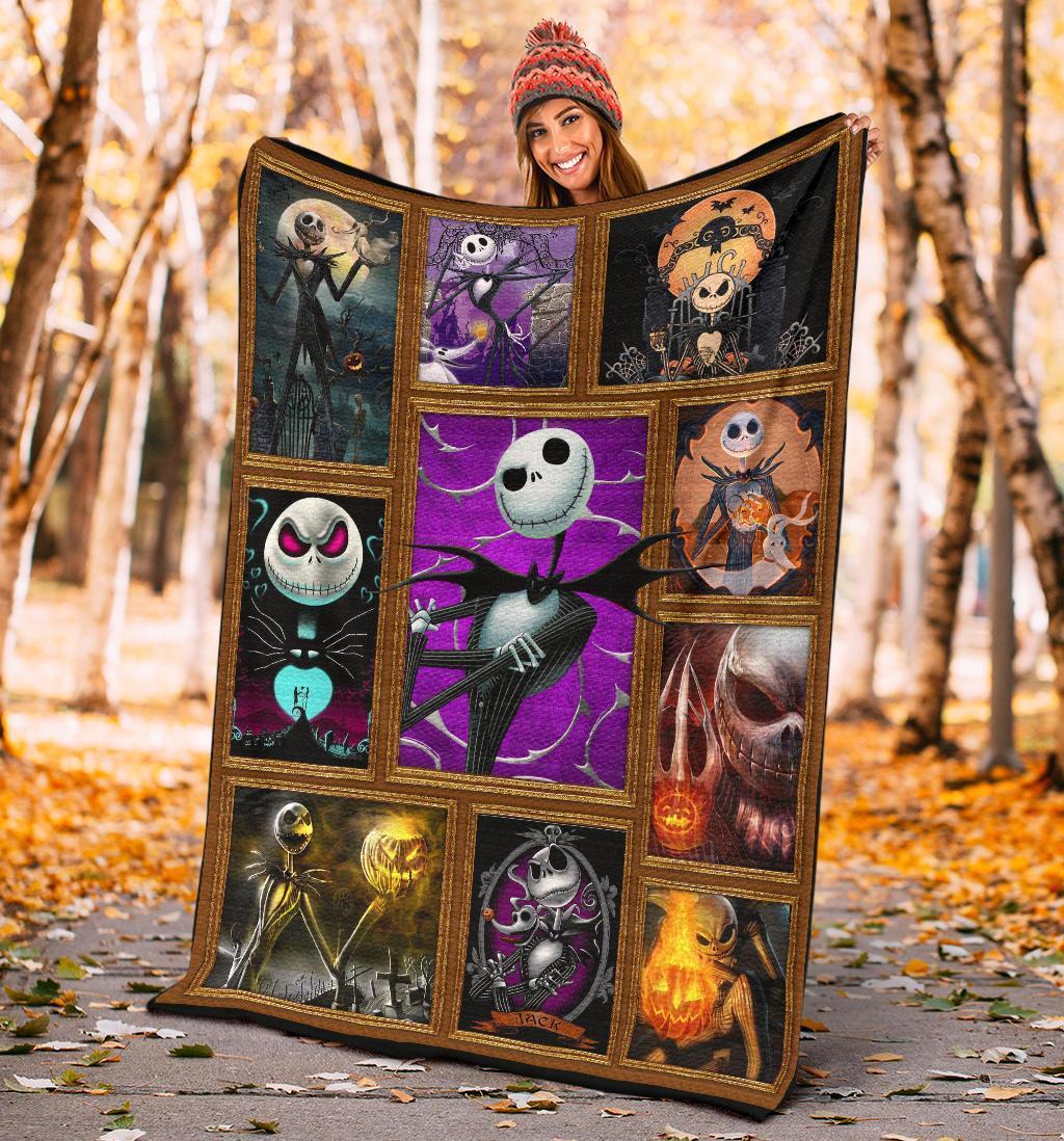  Nightmare Before Christmas Blanket Jack Skellington The Pumpkin King Blanket