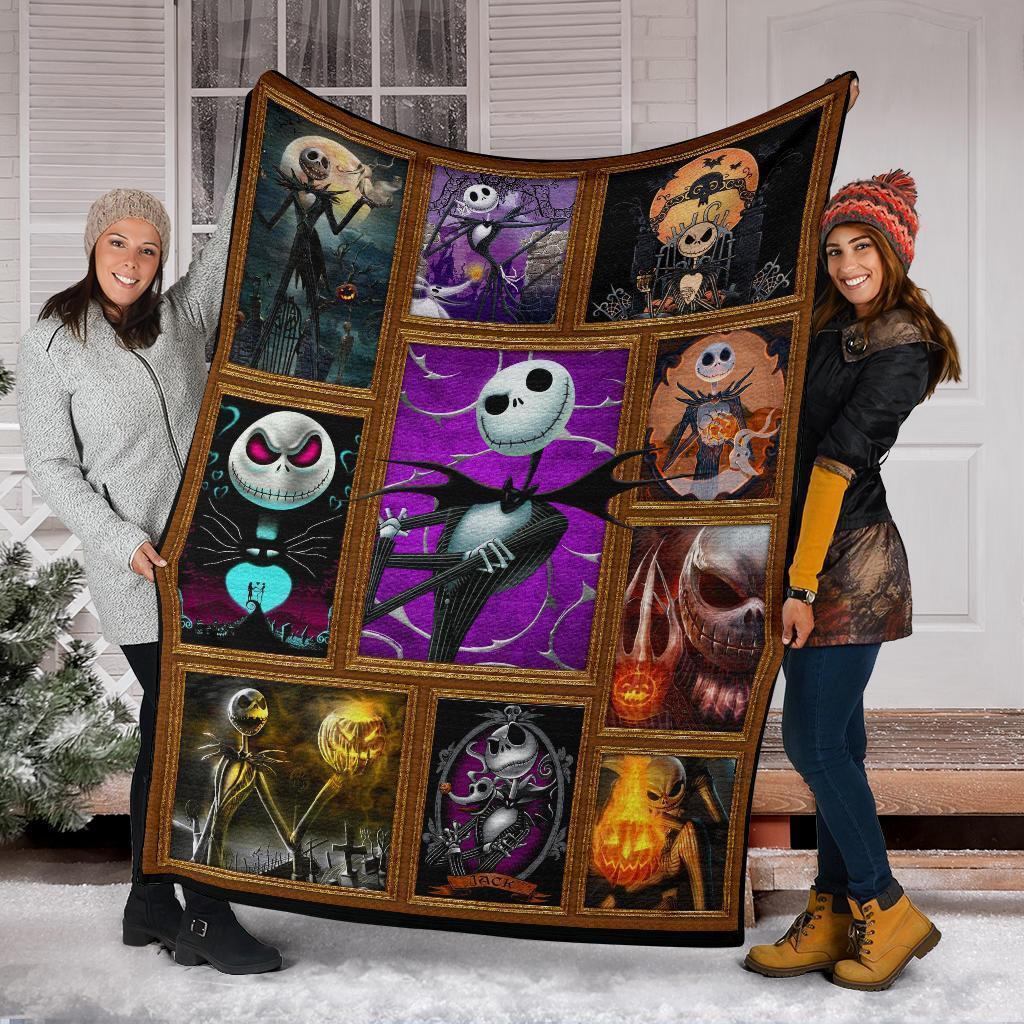  Nightmare Before Christmas Blanket Jack Skellington The Pumpkin King Blanket