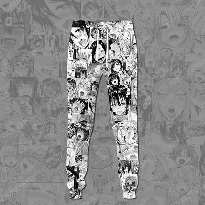 Unifinz Ahegao Pants Ahegao Jogger Set Awesome Ahegao Anime Joggers 2022